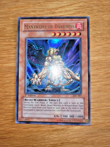 Manticora delle tenebre - manticora,