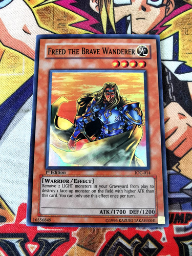 Freed the brave wanderer - freed,